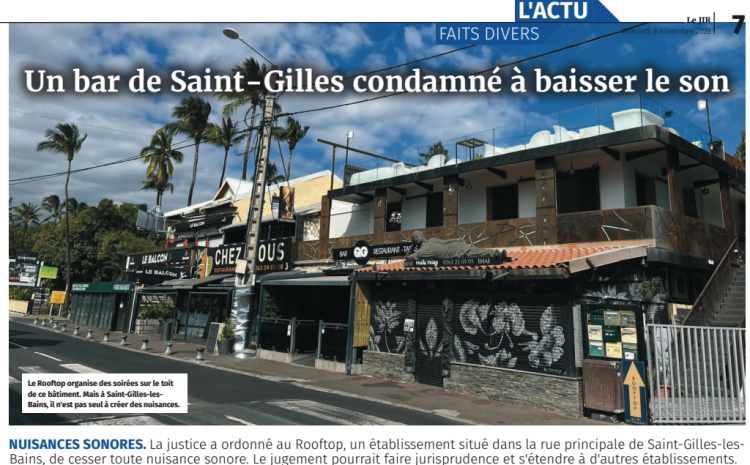  Un bar de Saint-Gilles condamné à baisser le son