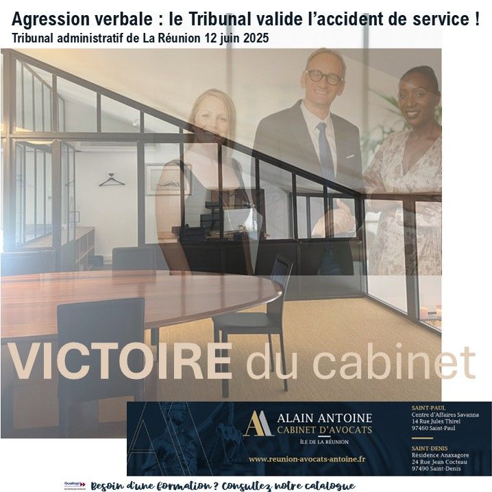  Agression verbale : le Tribunal valide l’accident imputable au service !
