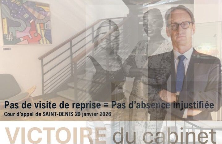   Licencier pour absence injustifiée après un arrêt de travail… 𝘀𝗮𝗻𝘀 𝗼𝗿𝗴𝗮𝗻𝗶𝘀𝗲𝗿 𝗱𝗲 𝘃𝗶𝘀𝗶𝘁𝗲 𝗱𝗲 𝗿𝗲𝗽𝗿𝗶𝘀𝗲 ?