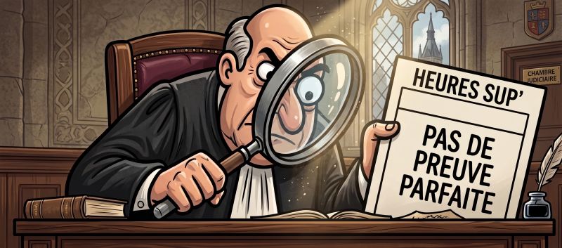  Heures supplémentaires : votre décompte doit-il être parfait pour être retenu par le juge ?